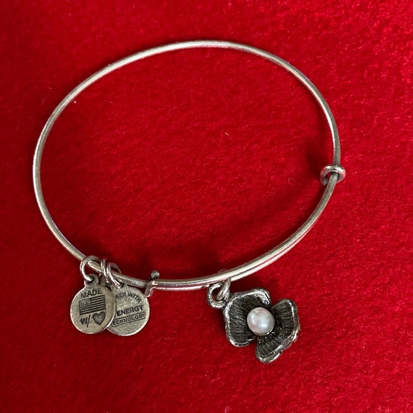 Alex and Ani Oyster Pearl Clam Charm Bracelet - Picture 3 of 6